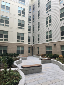 Gilliam Place courtyard